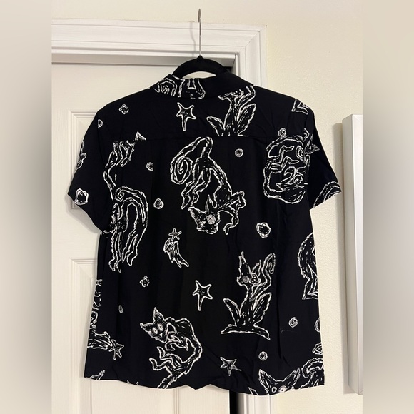 NWT Dangerfield x BLACK FRIDAY Shadows Blouse - Picture 2 of 4